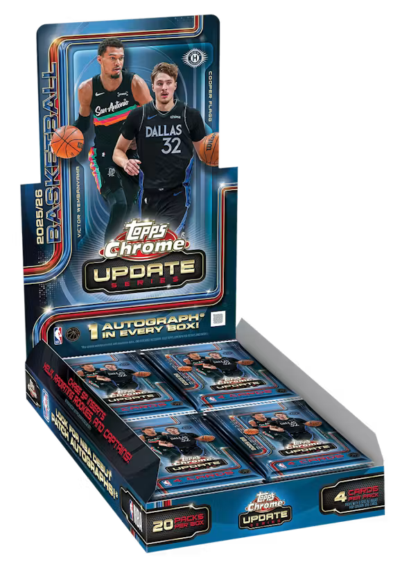 2025/26 Topps Chrome Update Series Basketball Hobby Box