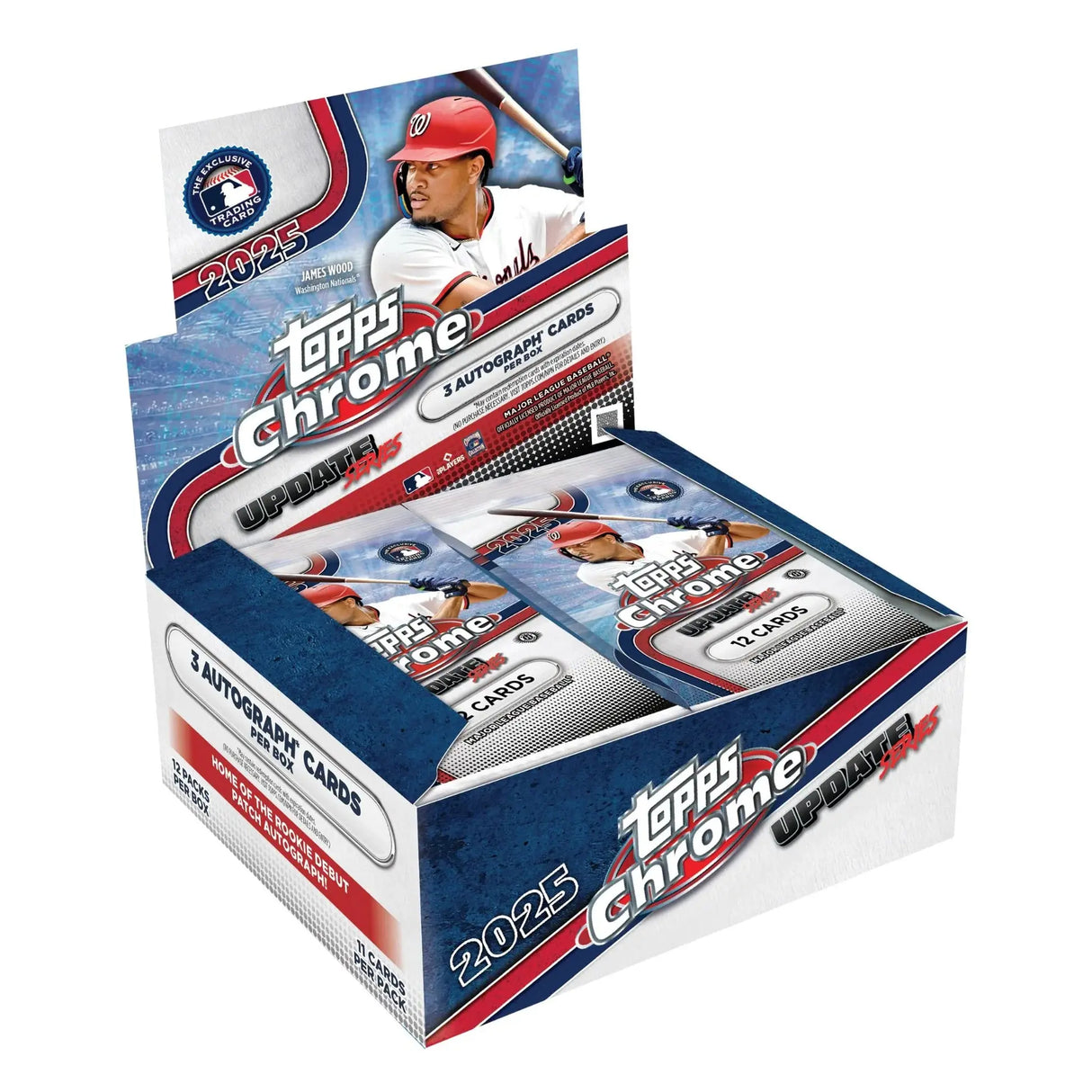 2025 Topps Chrome Update Series Baseball Jumbo Box Jaspys