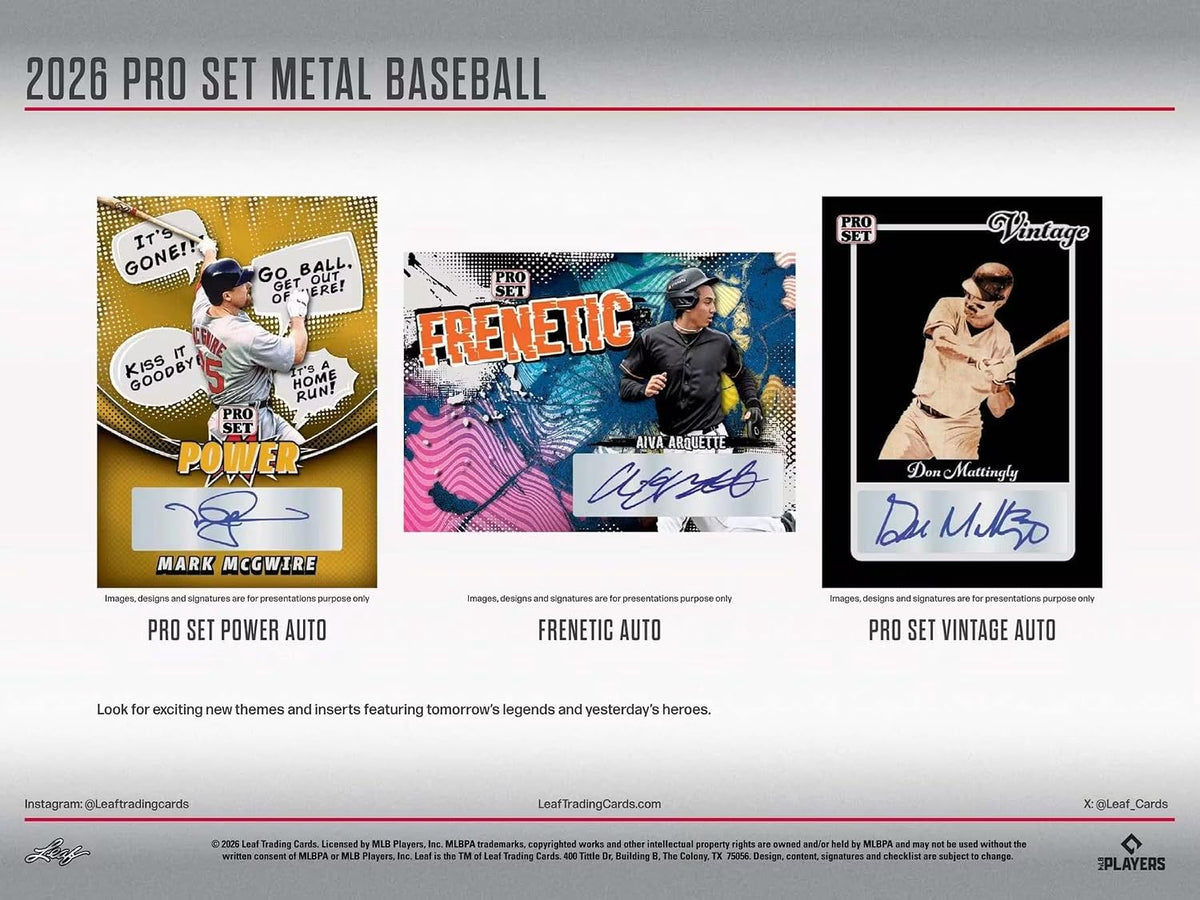 2026 Leaf Pro Set Metal Baseball Hobby Box