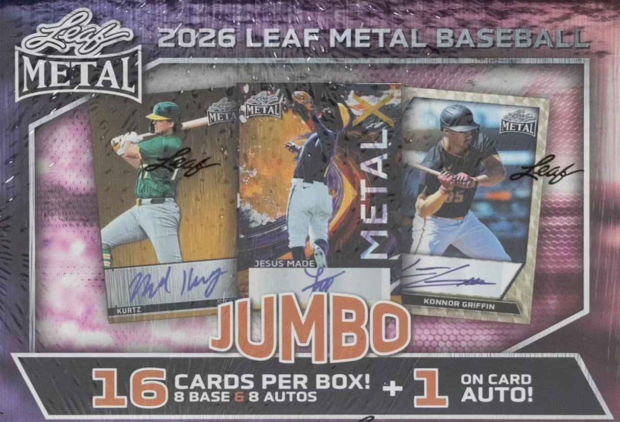 *JUMBO* 2026 Leaf Metal Baseball Hobby Jumbo Box