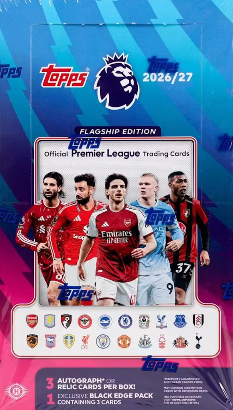 2026/27 Topps Premier League EPL Soccer Hobby Box