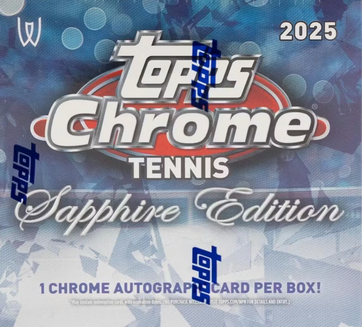 2025 Topps Chrome Tennis Sapphire Edition Box