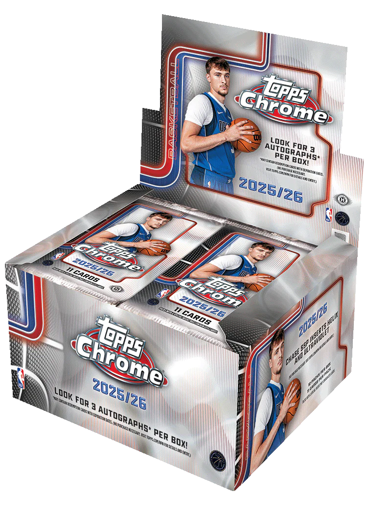 2025/26 Topps Chrome Basketball Hobby Jumbo Box