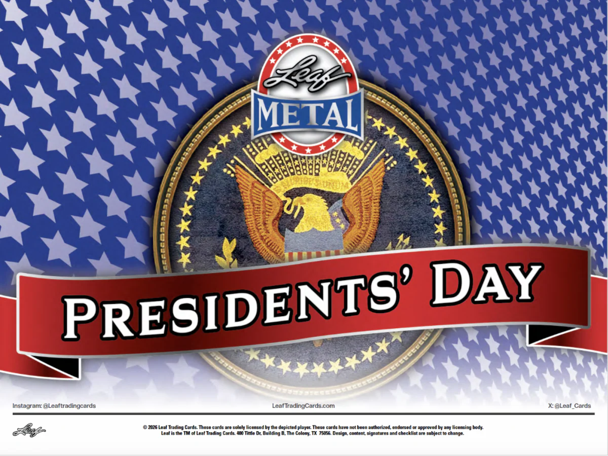 2026 Leaf Metal Presidents' Day Hobby Box
