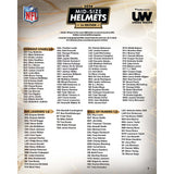 2026 Under Wraps Autographed NFL Mid-Size Helmets - Single Mystery Box