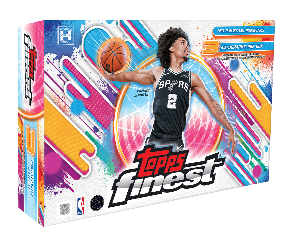2025/26 Topps Finest Basketball NBA Breakers Delight Box