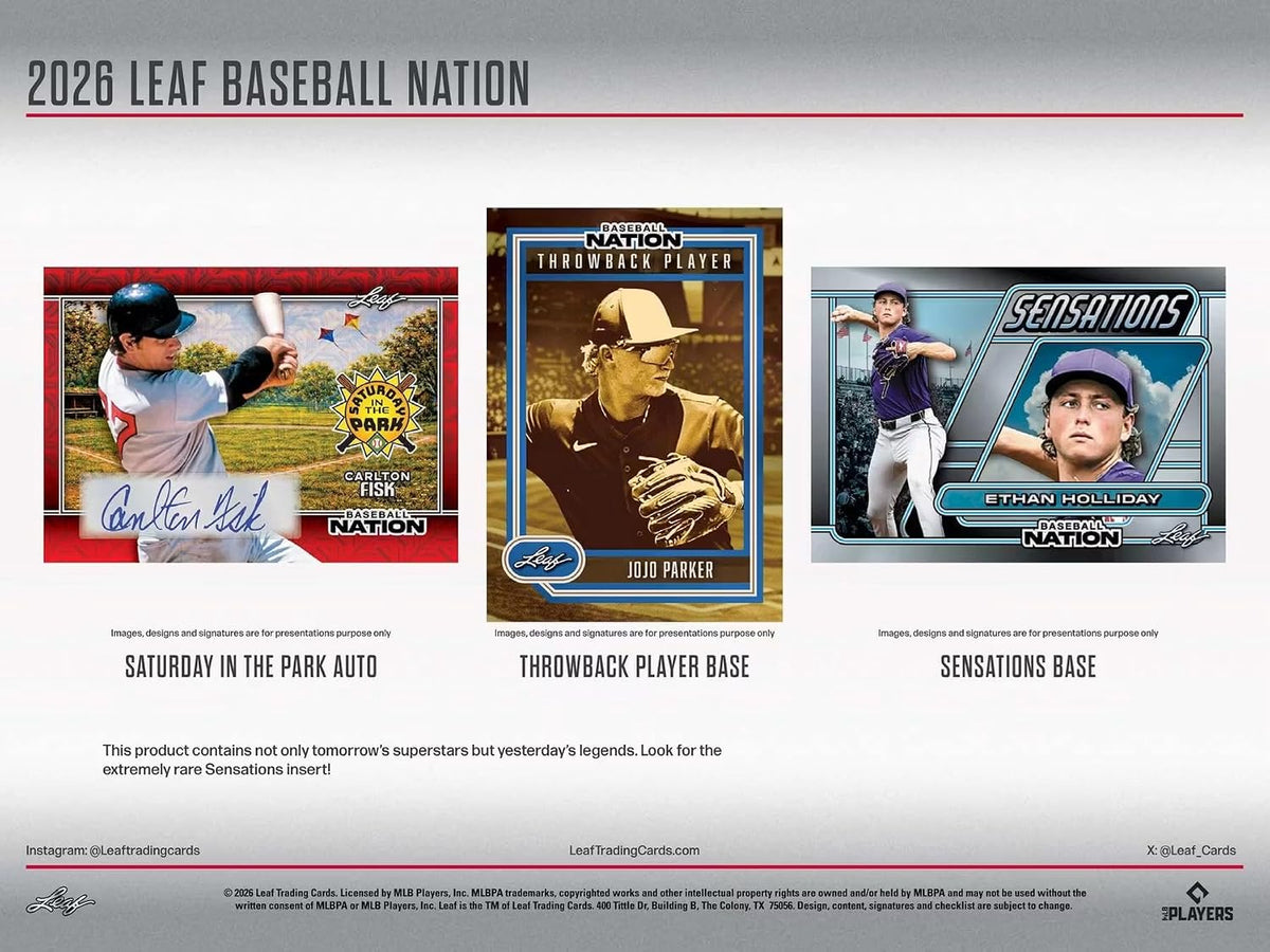2026 Leaf Baseball Nation Hobby Box