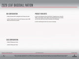 2026 Leaf Baseball Nation Hobby Box