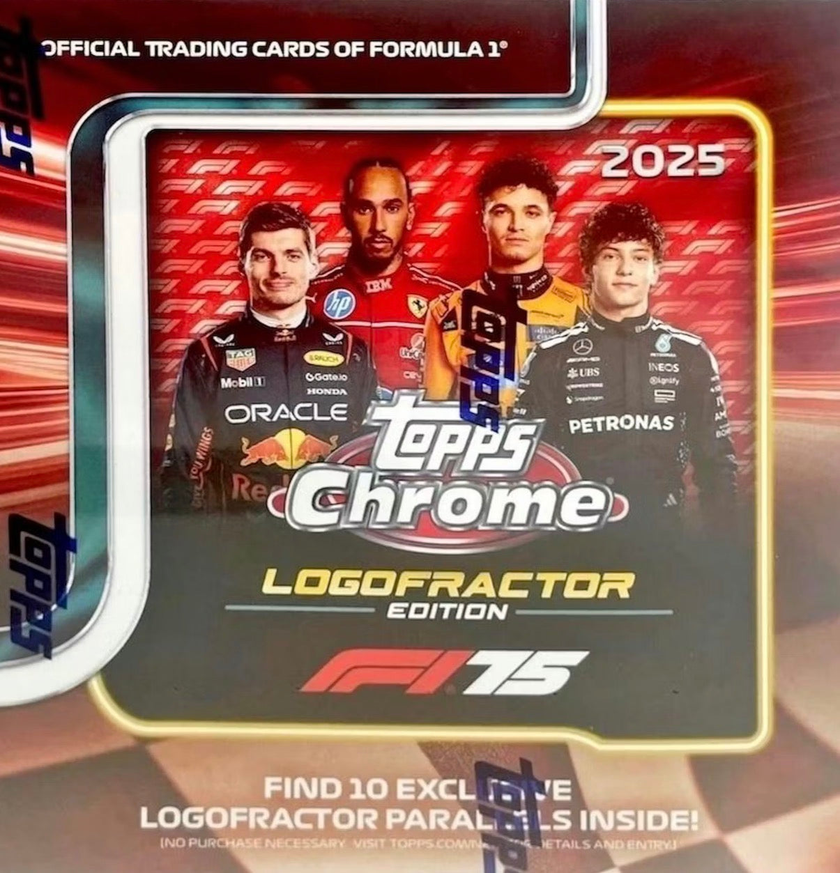 2025 Topps Chrome F1 Formula 1 Logofractor Box