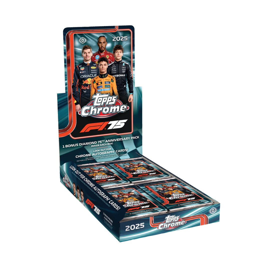 2025 Topps Formula 1 F1 Chrome Hobby Box