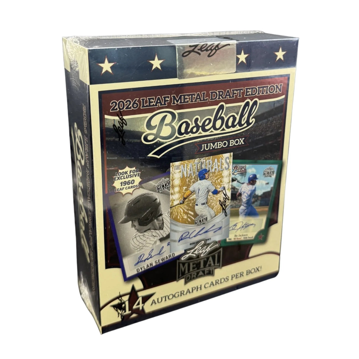 2026 Leaf Metal Jumbo Draft Box (14 Autos)