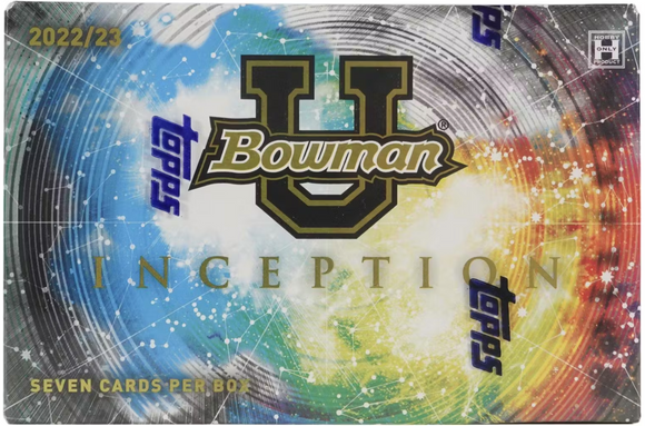 WEMBY/STROUD + MORE CHASE! 2022/23 Bowman University Inception Hobby Box