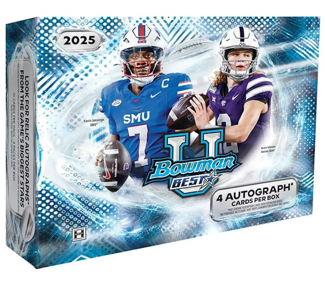 2025 Bowman University Best Football Hobby Box Jaspys