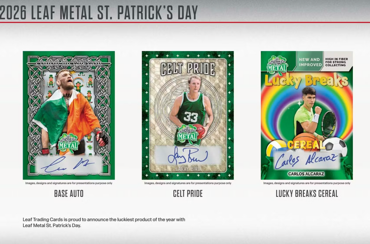2026 Leaf Metal St. Patrick's Day Hobby Box