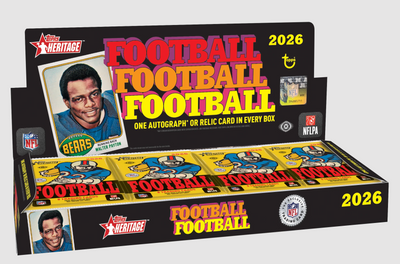 2026 Topps Heritage Football Hobby Box