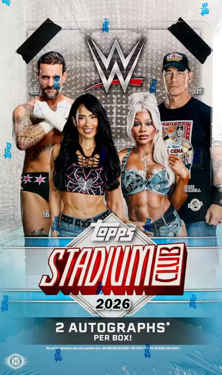 2026 Topps Stadium Club WWE Wrestling Hobby Box