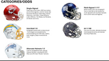 2026 UNDER WRAPS NFL REPLICA HELMETS VOL.1 Hobby Box