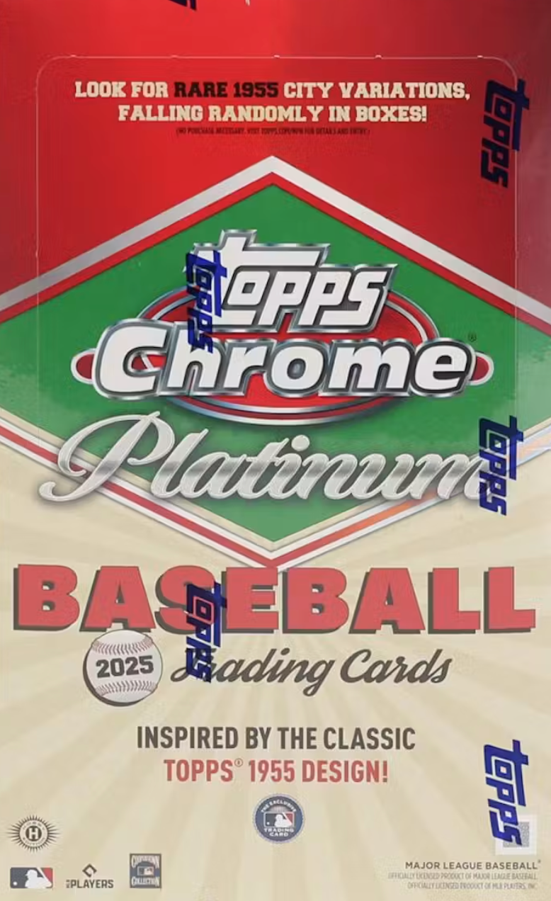 2025 Topps Chrome Platinum '55 Baseball Hobby Box