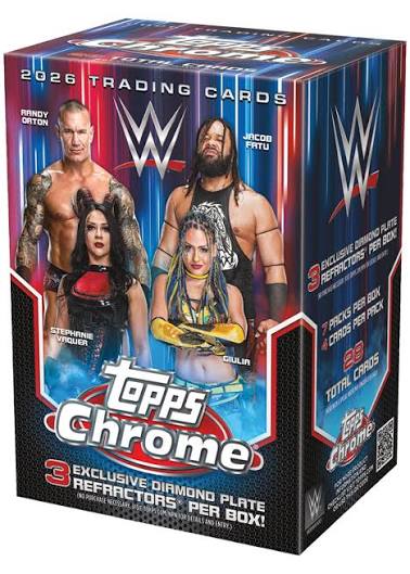 2026 Topps Chrome WWE Blaster Box
